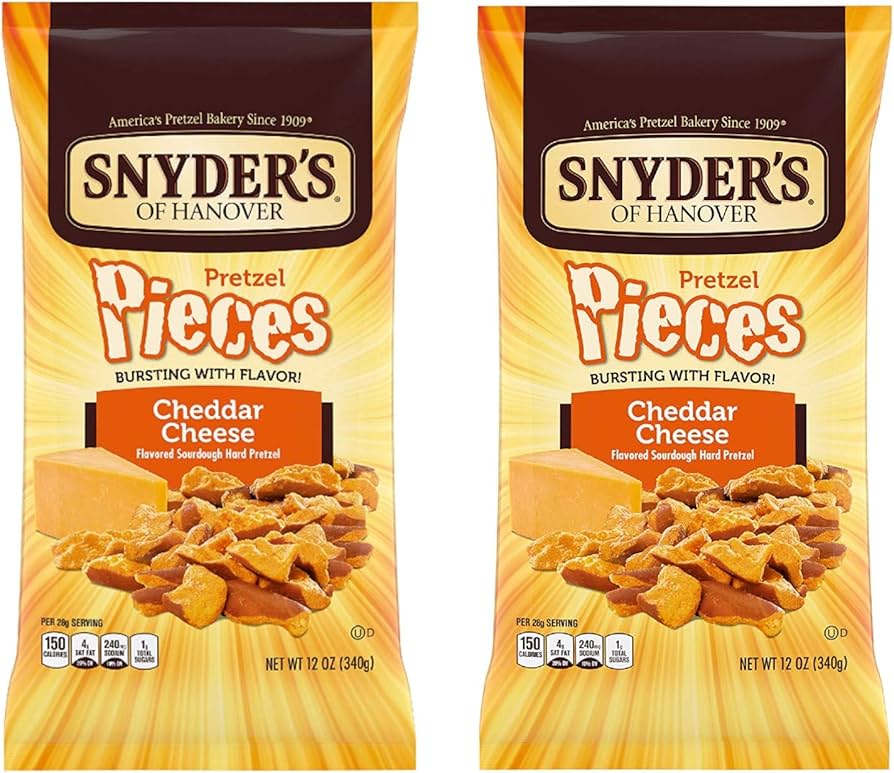 Amazon.com: Snyder's of Hanover Cheddar Cheese Pretzel Pieces